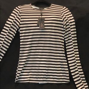 NWT rag & bone t-shirt! Cream and Black!